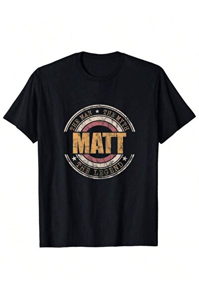 Astogria13 Men's Plus Size Vintage Style 'The Man Myth The Legend' Matt Graph...