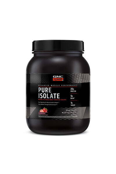GNC Proteina Izolata din Zer cu Aroma de Capsuni Amp Pure Isolate 882g