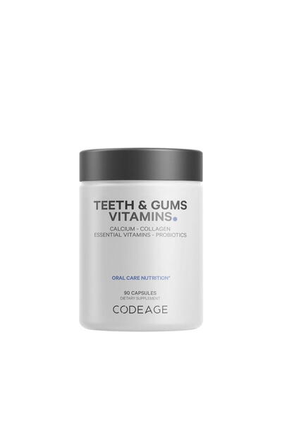 Codeage Complex de Vitamine, Minerale si Colagen pentru Dinti si Gingii 90cps