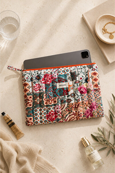 MOISARE 10 İnç Tablet Kılıfı 21x27 cm – Kapitoneli Organizer Çanta | Kitap Kı...