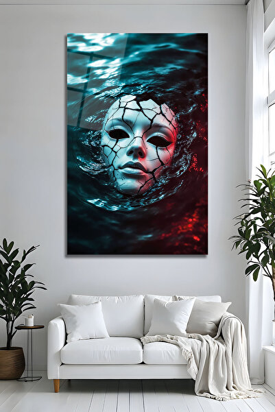 Parıltı Yayınları B&G DESIGN Tablou din sticlă cu design abstract modern, cu ...
