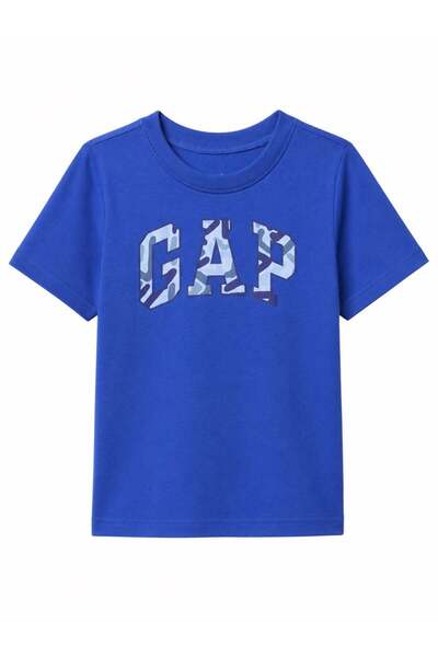 GAP Kids Gap Baby Boy Logo Printed Short Sleeve T-Shirt 12 Months 12 Years Blue