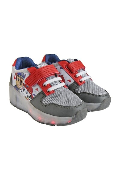 Cerda Pantofi sport copii cu roti, Patrula Catelusilor, Textil/Cauciuc, Multi...