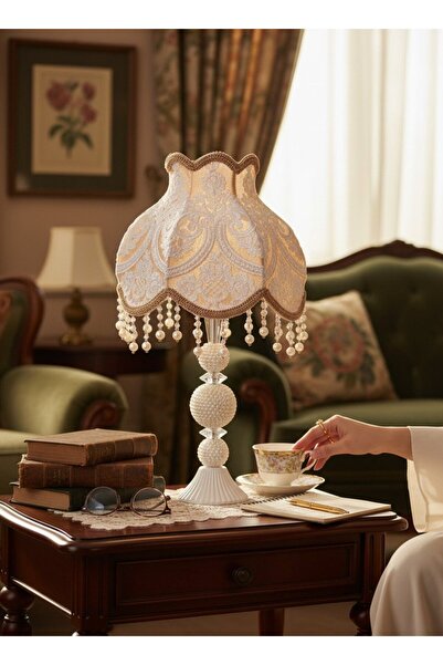 Dekovien Dark Gold French Lace Covered Ecru Color Embroidered Headboard with ...