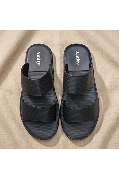 Lucky Steps Men's Minimalist Arabian Style Slide Sandals Wear-Resistant Anti-...