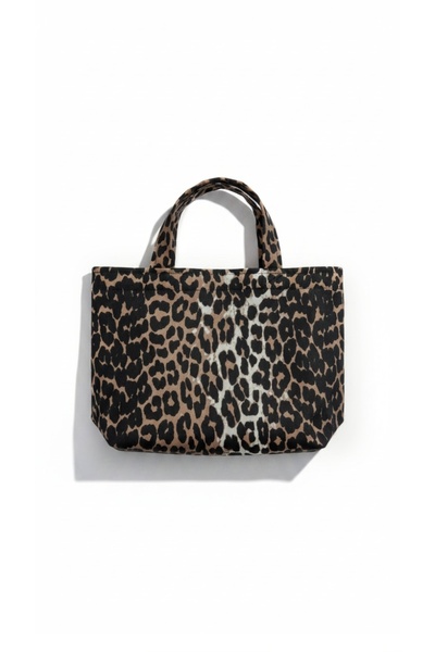 maia Brown Leopard Patterned Small Handbag
