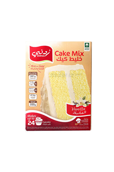 Zidnee Cake Mix Vanilla 500g