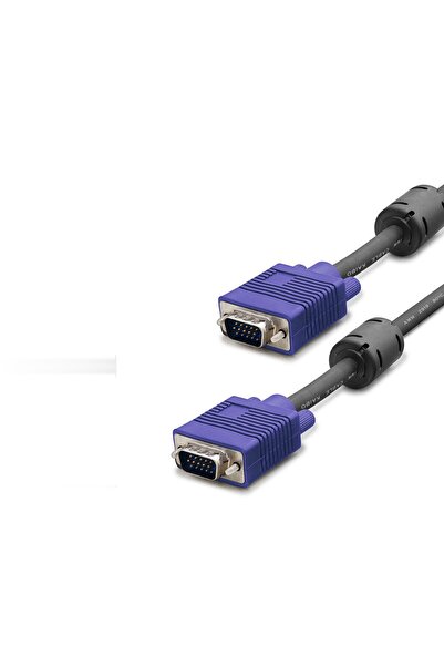 ForWhat Black Blue 3Mt Od 7.3mm Vga Cable for Office Home Office Devices