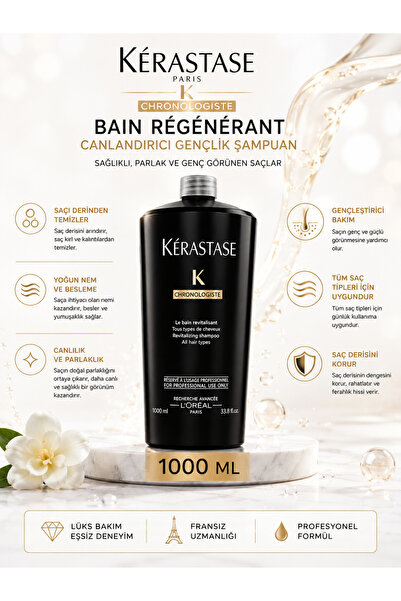 Kerastase Chronologiste Bain Renewing and Revitalizing Hair and Scalp Care Sh...