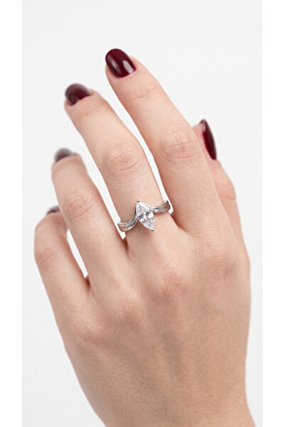 İris Jewelrys Çelik Cresta Silver Yüzük