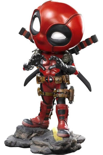 Iron Studios Μάρβελ Ντέντπουλ Εξ-Μεν Μίνι Κο. Φιγούρα 15 εκ.