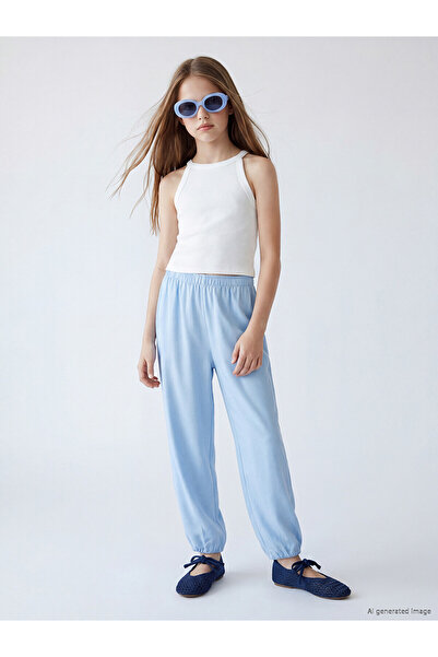 LC Waikiki New Season from Güli̇s Gi̇yi̇m: Lila Elastic Waist Girls' Jogger P...