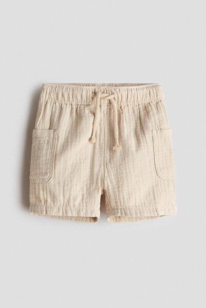 H&M Cotton muslin shorts