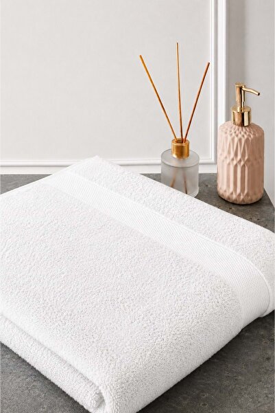 Özdilek Woven White - Super Soft Large Bath Towel (90X150)