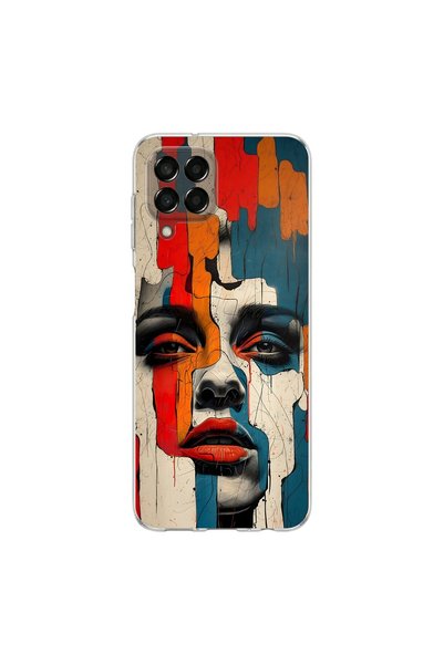 PPKin Samsung Galaxy M33 Compatible Table 7 Design Transparent Case