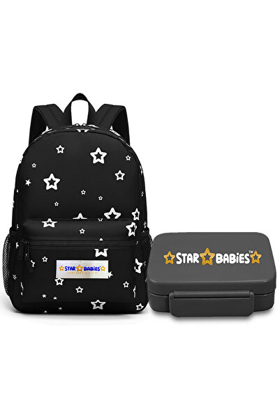 STAR BABiES 2- Piece School Bag Combo Set Specious Stars Printed Backpack & M...