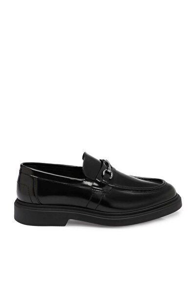 Tergan Siyah Hakiki Deri Erkek Loafer - E25S1AY57378-A35
