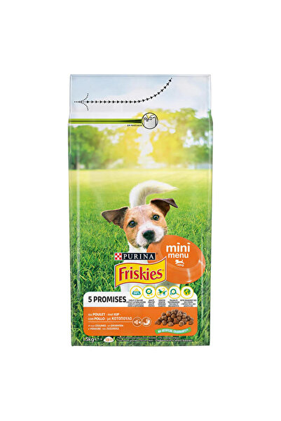 Friskies ΣΚΥΛΟΤΡΟΦΗ ΚΡΟΚΕΤΑ 1,5kg - (MINI MENU) (ΚΟΤΟΠΟΥΛΟ-ΛΑΧΑΝΙΚΑ)