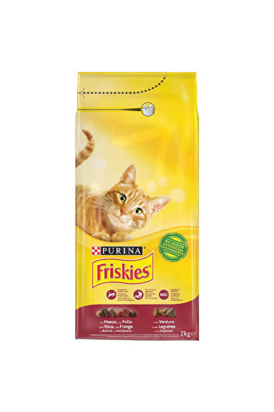 Friskies ΓΑΤΟΤΡΟΦΗ ΚΡΟΚΕΤΑ 2kg - (ΒΟΔΙΝΟ-ΚΟΤΟΠΟΥΛΟ-ΛΑΧΑΝΙΚΑ)