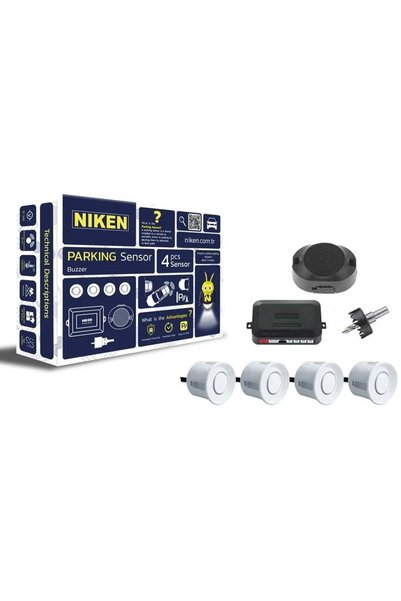 Niken Stt Garage Beyaz Ses Ikazlı Park Sensörü 4 Lü