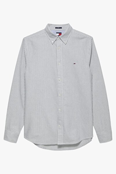 Tommy Hilfiger TJM SLIM STRIPE OXFORD SHIRT EXT Erkek Mavi Gömlek - DM0DM20668