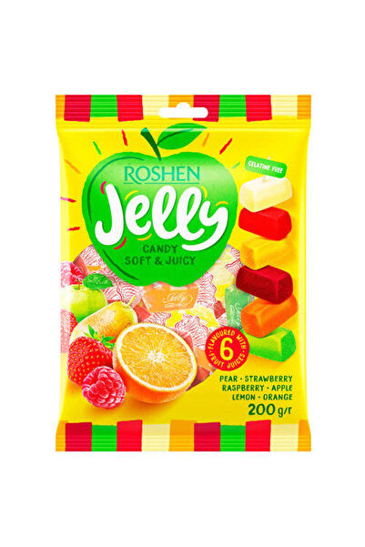 Roshen JELLY ΚΑΡΑΜΕΛΕΣ 200gr. - (ΜΕ ΦΡΟΥΤΑ)