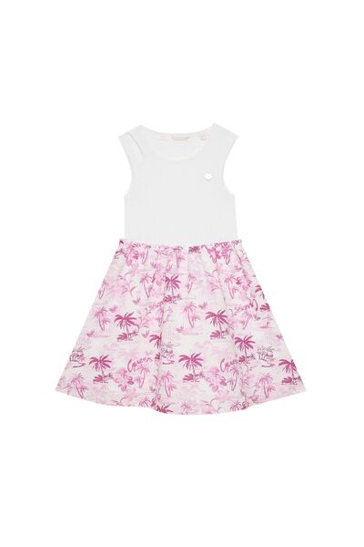 Guess Rochie de zi cu zi pentru fete J5GK29KCSQ4 Albă