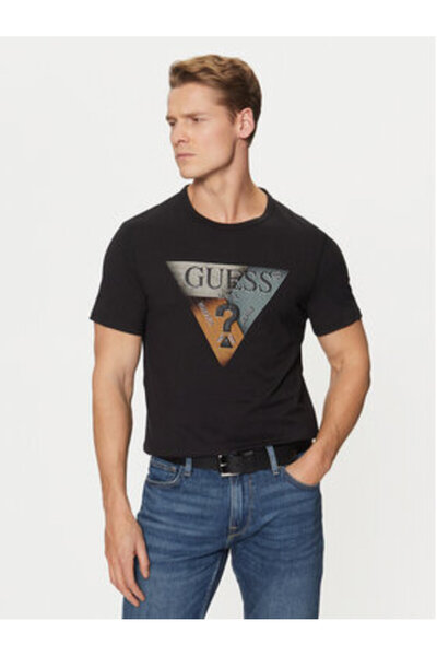 Guess Tricou bărbătesc negru M5RI14J1314