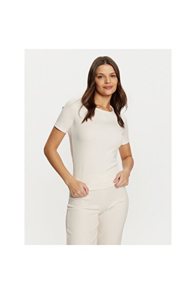 Guess Tricou de damă V5RI04KCLH0 Crem