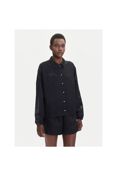 adidas Jachetă de tranziție pentru femei JL7647 Negru