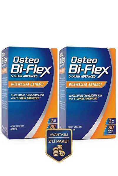 Osteo Bi-Flex Advanced Boswella Extract 80 Tablet | 2 Adet Avantajlı Paket