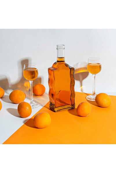 LimArt Set 50 sticle din sticla FALA 500 ml transparent cu dop, design elegan...