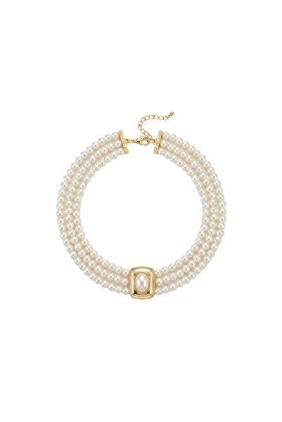Charmist Helena Pearl Choker Necklace