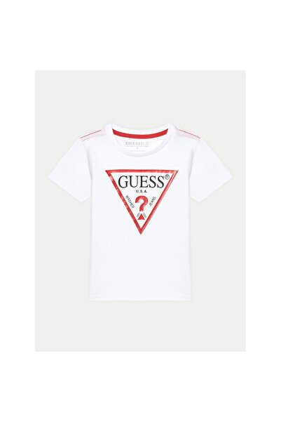 Guess Tricou băieți N73I55K8HM0 Alb