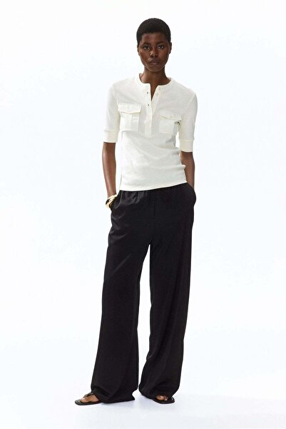 H&M Wide drawstring trousers