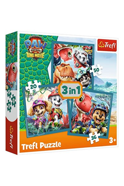 Trefl 3-in-1 Paw Patrol Dinosaur Island Puzzle