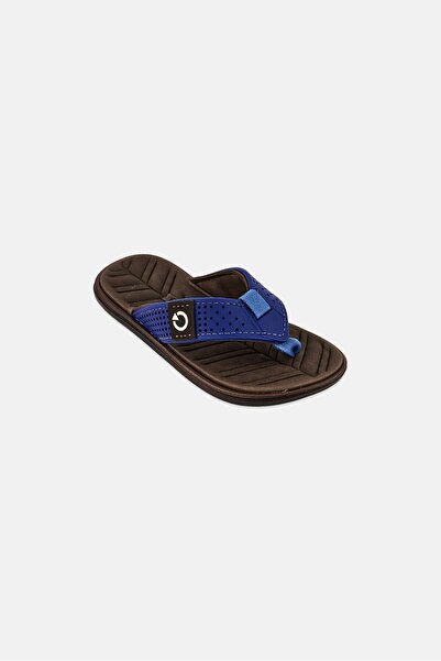 Cartago Toddlers Boy Malta IV Thong Slip On Slippers, Brown