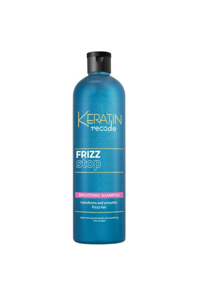 Keratin Recode Шампоан за непокорна коса - Изглаждащ шампоан против фриз ефек...