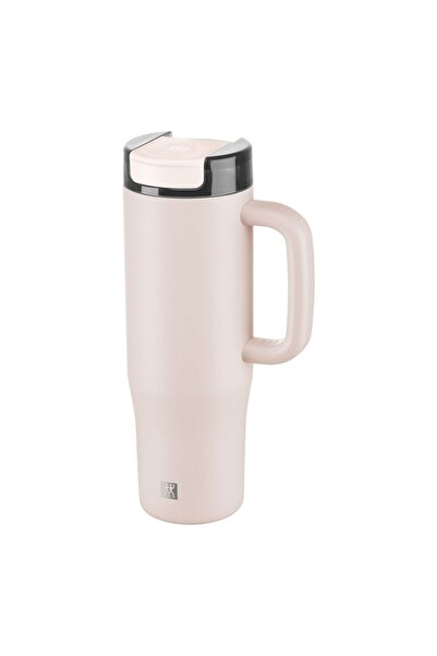 ZWILLING Thermo Plus Thermo Straw Tumbler, 900 ml, paslanmaz çelik, Pembe