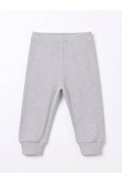 H&C COOLBOY H&C Bebek Patiksiz Alt Pantolon %100 Pamuk Esnek Fitilli Ribana 0...