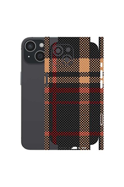 Kapps Iphone 15 ile Uyumlu Rainbow Serisi Premium Kaplama 360 Siyah-Sarı