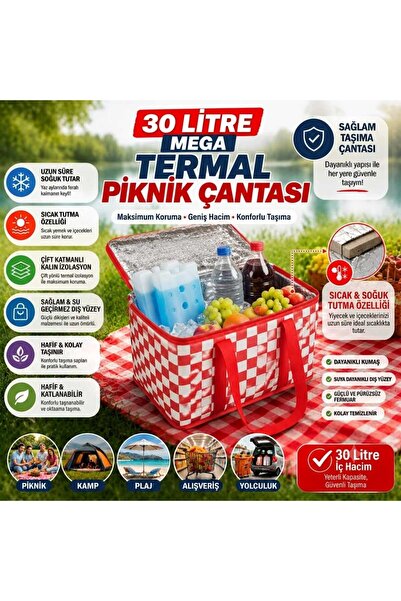 Eyfe Home Mega Boy 30 lt Termal Çanta