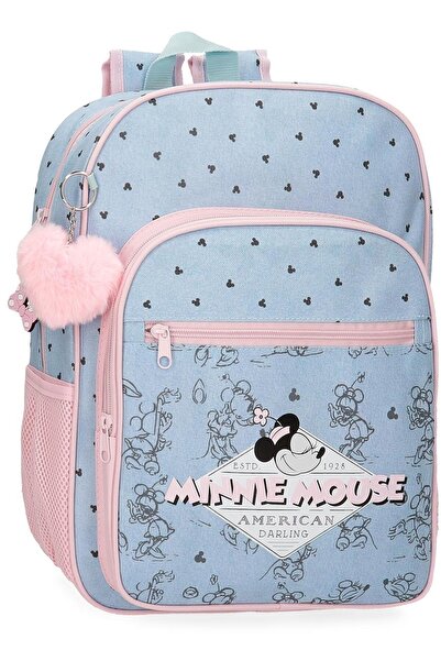 Generic Brand Ghiozdan scoala fete, Disney Minnie Mouse American Darling, ada...