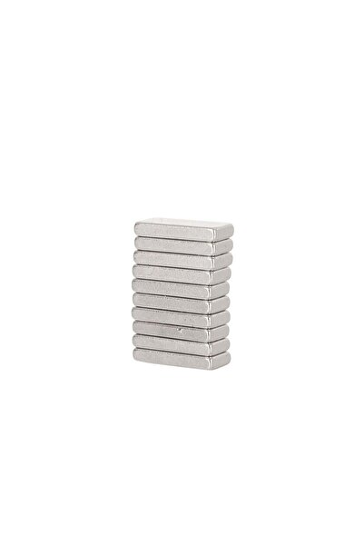 GEKO Set de plăci magnetice din neodim, 10x4x1.5mm, 10 elemente, G02429