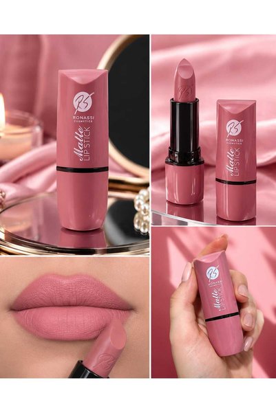 ORİON GLOBAL Matte Lip Stick – Long-Lasting Matte Lipstick (Dusty Rose Light Pink)-4