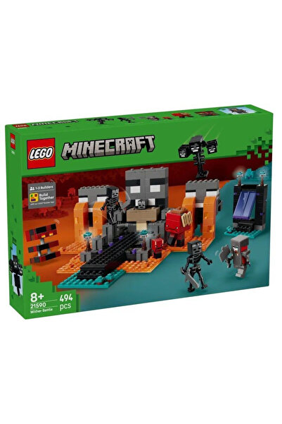 LEGO Μάινκραφτ Μάχη του Γουίθερ για 8+ Ετών 494 τεμάχια 21590