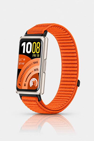 Nezih Case Huawei Band 11 / 11 Pro Uyumlu Hasır Örgü Spor Cırtlı Pratik Naylo...