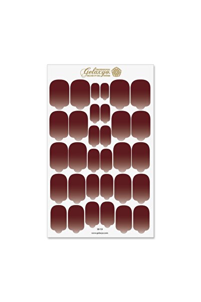 GELAXYO Nail Wraps - W19 - Dégradé Coffe