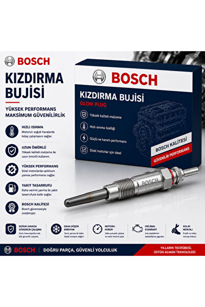 Bosch Kızdırma Bujisi 0250403012 Dacia; Infiniti; Mercedes-Benz; Nissan; Rena...