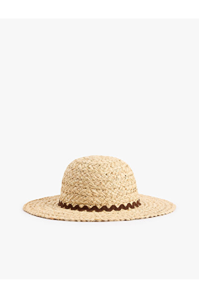 Koton Straw Hat with Wide Brim
